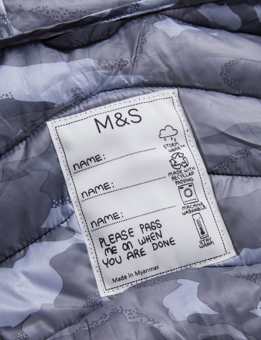 Stormwear™ Lightweight Padded Jacket (6-16 Yrs) image 6
