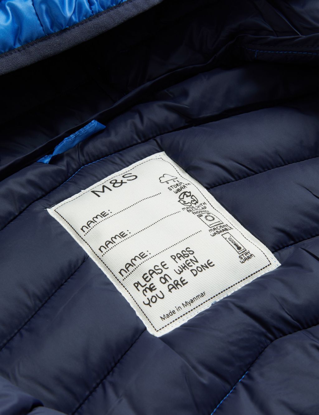 Stormwear™ Lightweight Padded Ombre Jacket (6-16 Yrs) image 4