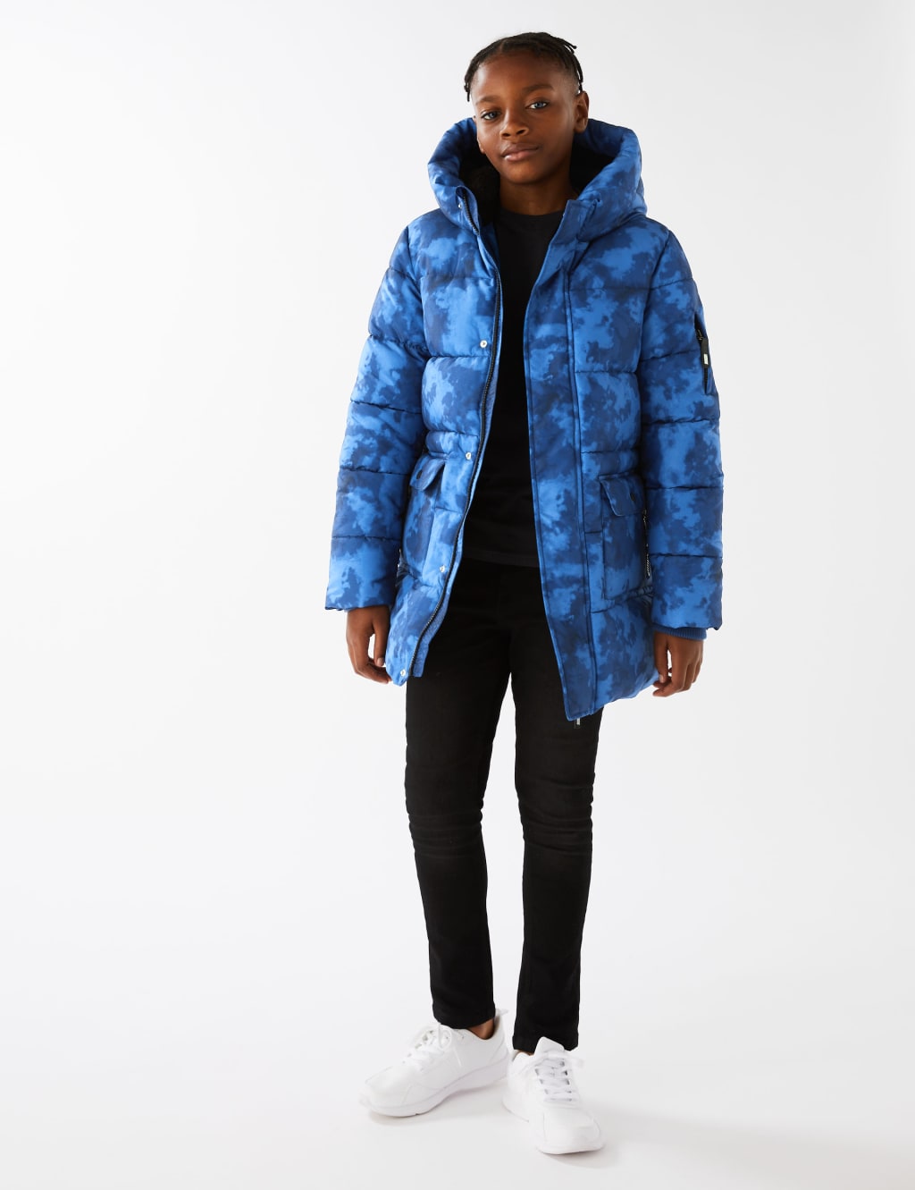 Stormwear™ Padded Longline Coat (6-16 Yrs) image 3