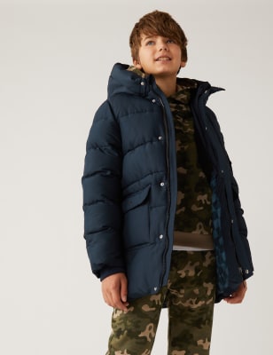 

Boys M&S Collection Stormwear™ Padded Longline Coat (6-16 Yrs) - Navy, Navy