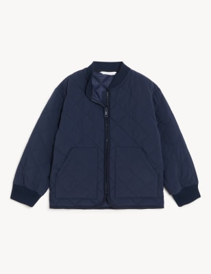 

M&S Collection Gesteppte Bomberjacke mit Stormwear™ (6-16 J.) - Navy, Navy
