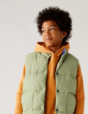 

Boys M&S Collection Stormwear™ Padded Gilet (6-16 Yrs) - Light Olive, Light Olive