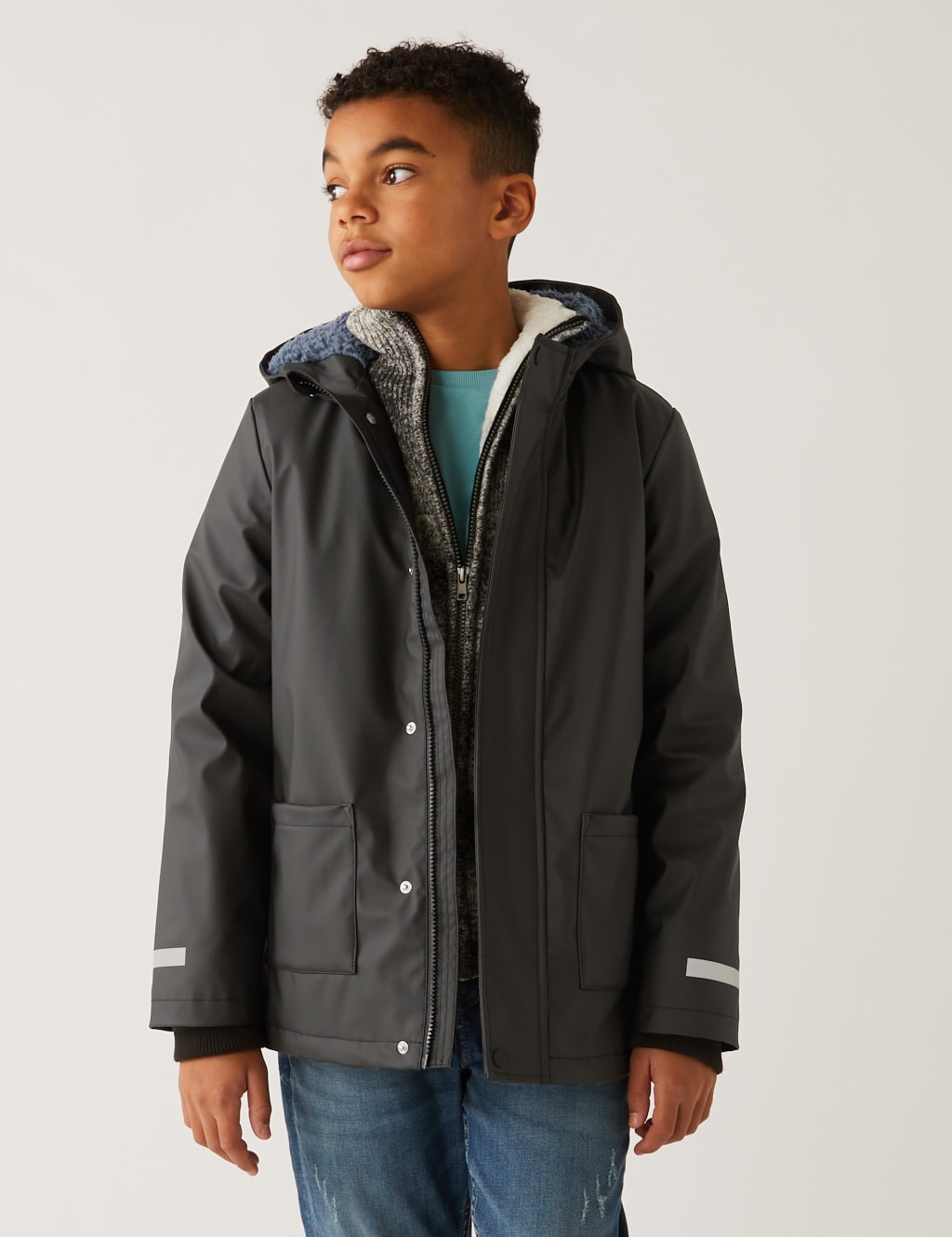 Hooded Raincoat (6-16 Yrs) image 2