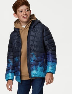 

Boys,Unisex,Girls M&S Collection Stormwear™ Lightweight Padded Jacket (6-16 Yrs) - Navy Mix, Navy Mix