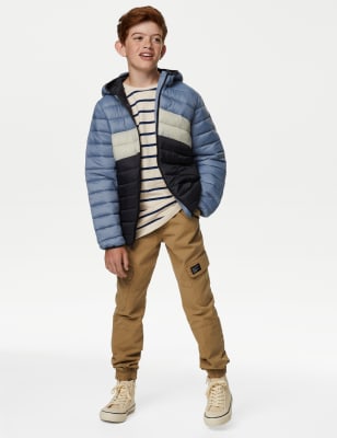 

Boys,Unisex,Girls M&S Collection Stormwear™ Lightweight Padded Jacket (6-16 Yrs) - Charcoal Mix, Charcoal Mix