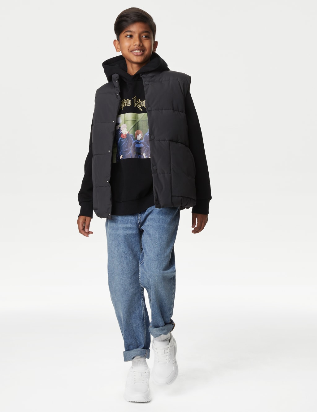 Stormwear™ Borg Lined Padded Gilet (6 - 16 Yrs) image 1
