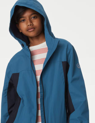 

Boys,Unisex,Girls M&S Collection Stormwear™ Hooded Anorak (6-16 Yrs) - Blue Mix, Blue Mix