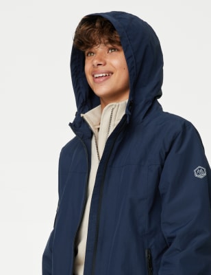 

Boys,Unisex,Girls M&S Collection Stormwear™ Hooded Anorak (6-16 Yrs) - Navy, Navy