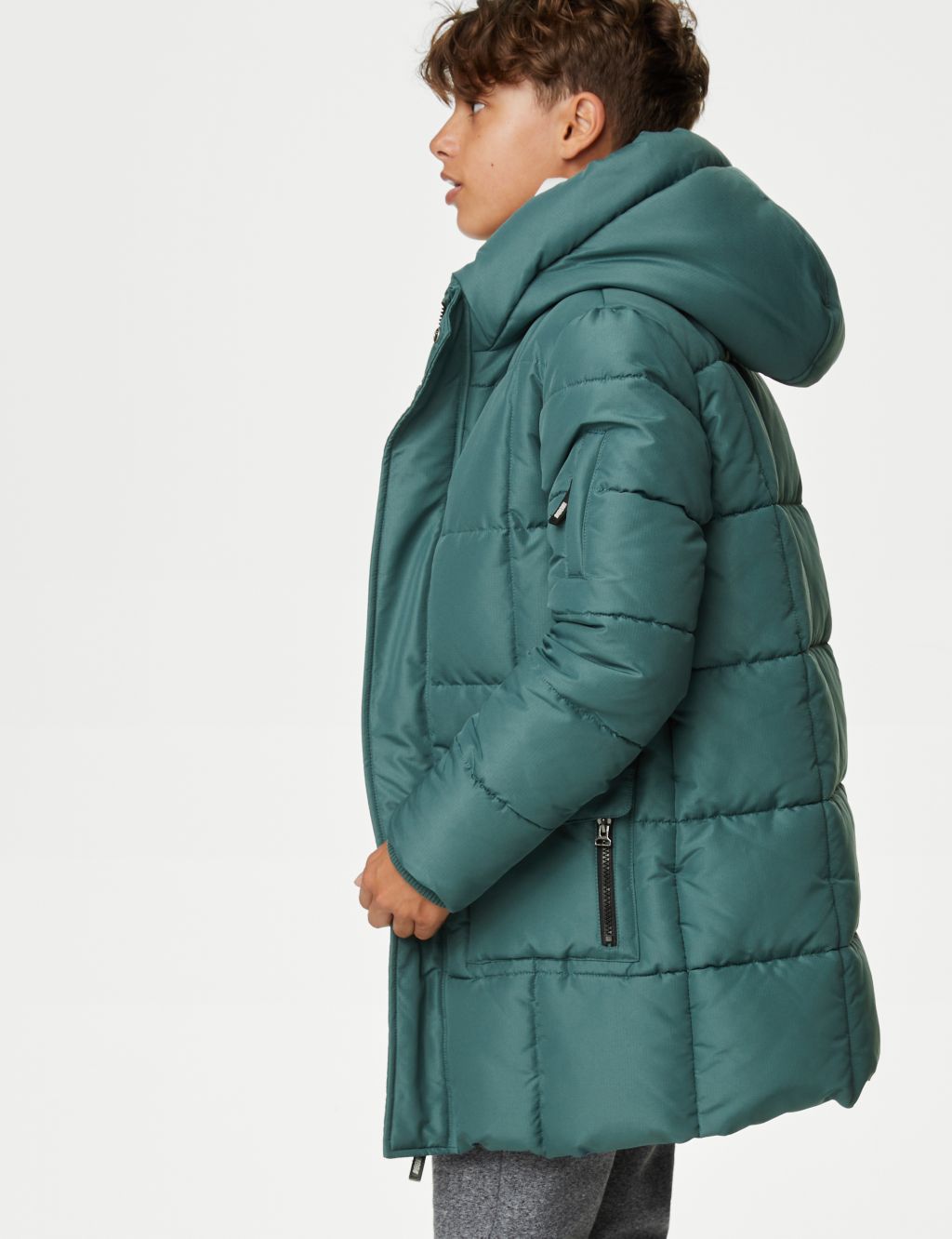 Stormwear™ Longline Padded Raincoat (6-16 Yrs) image 4
