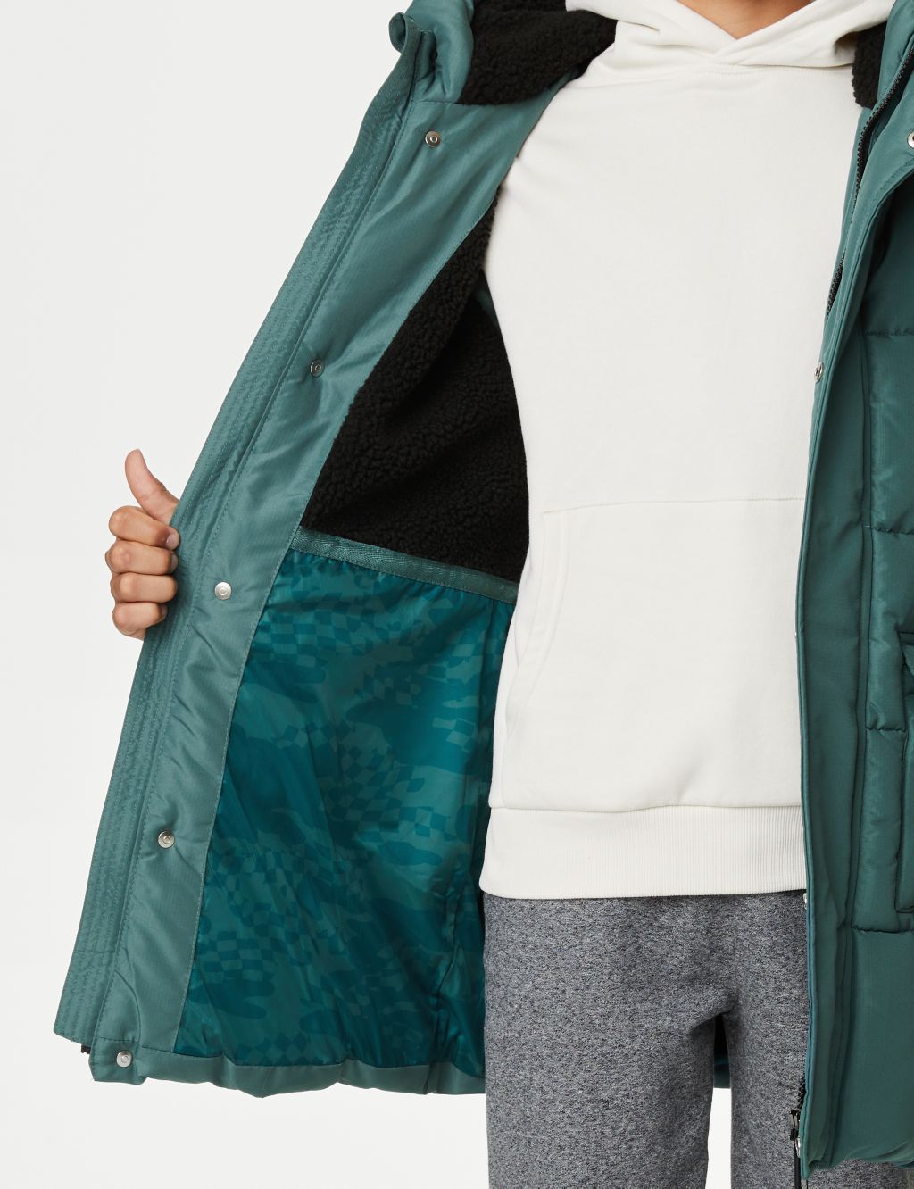 Stormwear™ Longline Padded Raincoat (6-16 Yrs) image 5
