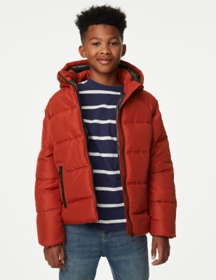 

Boys,Unisex,Girls M&S Collection Stormwear™ Padded Hooded Coat (6-16 Yrs) - Red, Red