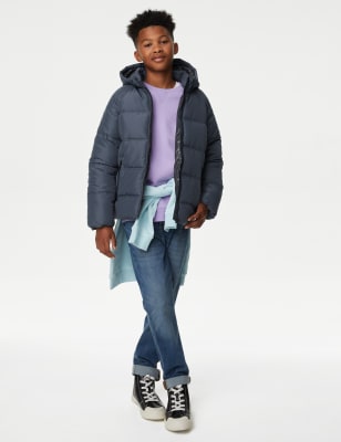 

Boys,Unisex,Girls M&S Collection Stormwear™ Padded Hooded Coat (6-16 Yrs) - Grey, Grey