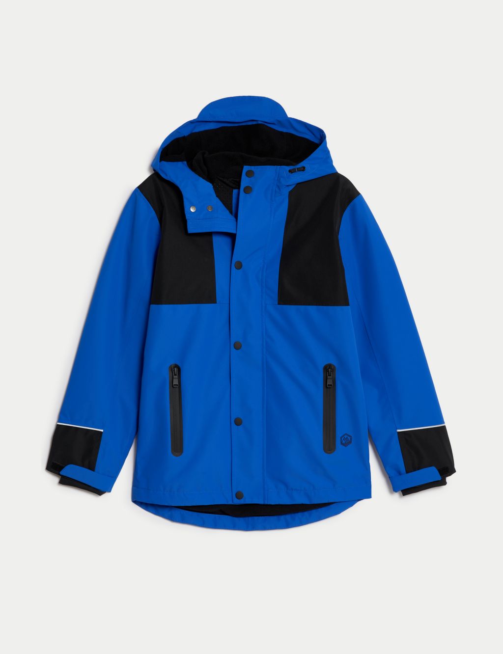 Waterproof Fleece Lined Jacket (6-16 Yrs) image 2