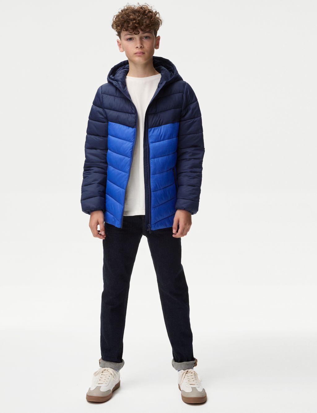 Stormwear™ Lightweight Hooded Padded Coat (6-16 Yrs)