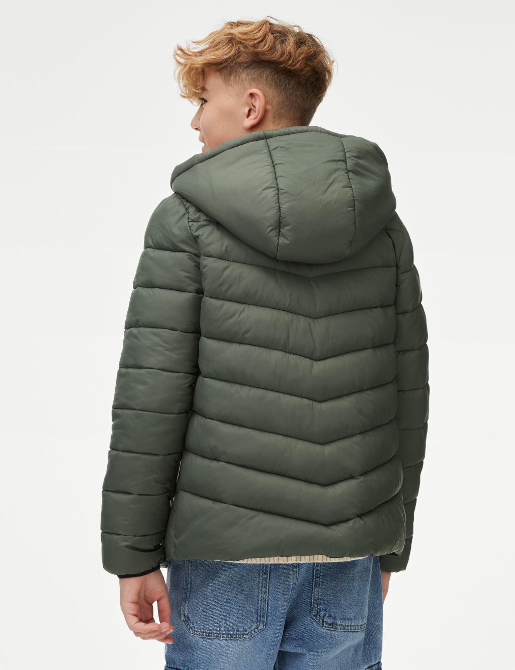 Stormwear™ Lightweight Hooded Padded Coat (6-16 Yrs) image 6