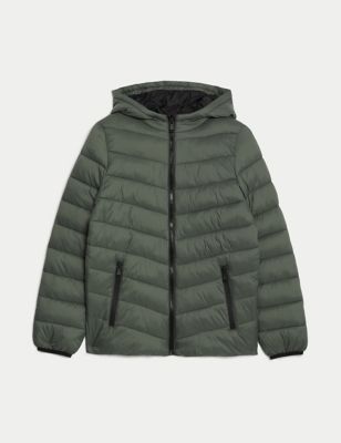Stormwear™ Lightweight Hooded Padded Coat (6-16 Yrs)
