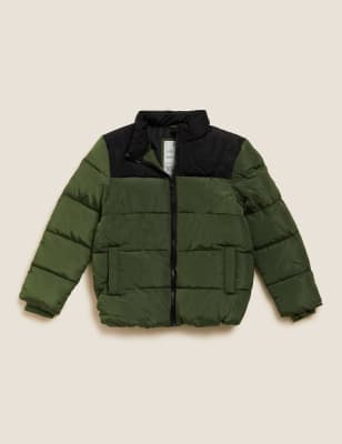 

M&S Collection Wattierter Regenmantel mit Stormwear™ (6-16 J.) - Khaki, Khaki