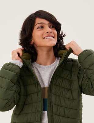 

M&S Collection Chaqueta acolchada ligera con Stormwear™ (2-16 años) - Khaki, Khaki