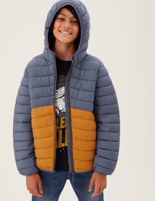 

M&S Collection Wattierte, leichte Stormwear™-Jacke (2-16 Jahre) - Black Mix, Black Mix