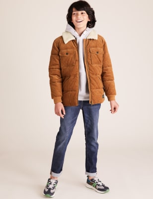 Padded store cord jacket