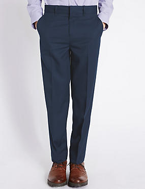 Classic Flat Front Trousers (5-14 Years)