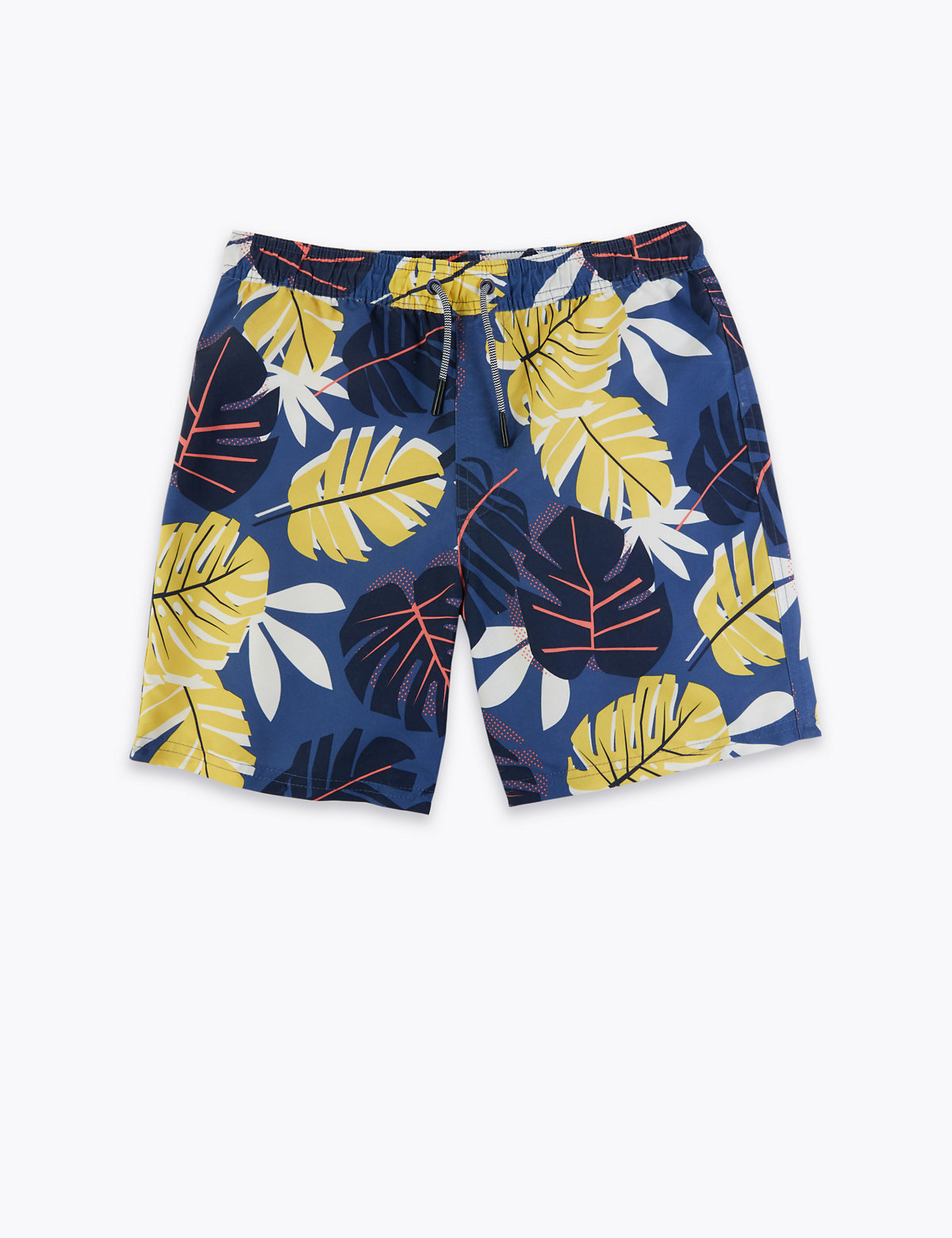 Leaf Design Swim Shorts (6-16 Yrs)