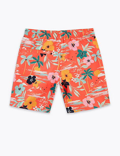 Hawaiian Print Swim Shorts (6-16 Years)