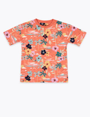 tropical print t shirts