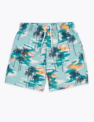 Tropical Print Swim Shorts (6-16 Yrs) - Multi