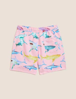 

M&S Collection Badeshorts mit Haifischmotiv (6-16 Jahre) - Pink Mix, Pink Mix