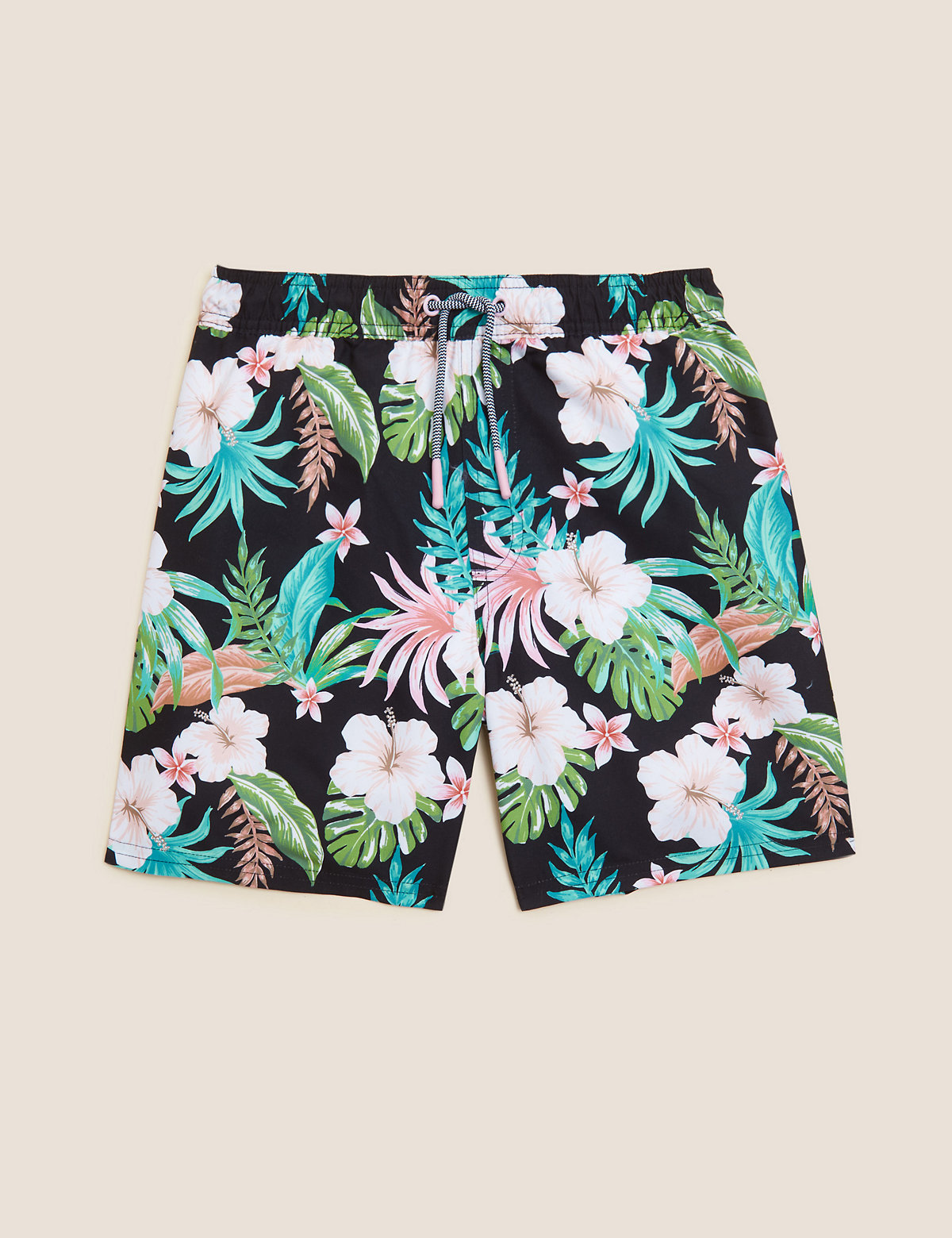 Tropical Print Swim Shorts (6-16 Yrs)