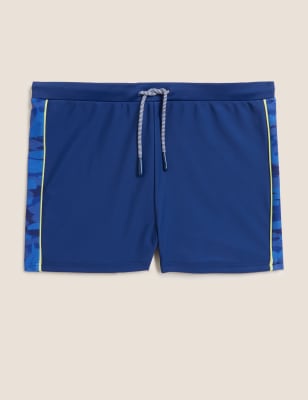 

Boys M&S Collection Camouflage Swim Trunks (6-16 Yrs) - Indigo Mix, Indigo Mix