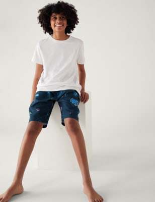 

Boys M&S Collection Printed Swim Board Short (6-16 Yrs) - Navy Mix, Navy Mix