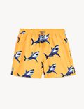 Shark Print Swim Shorts (6-16 Yrs)