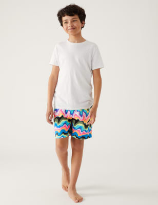 

M&S Collection Badeshorts mit holografischem Muster (6-16 Jahre) - Multi, Multi