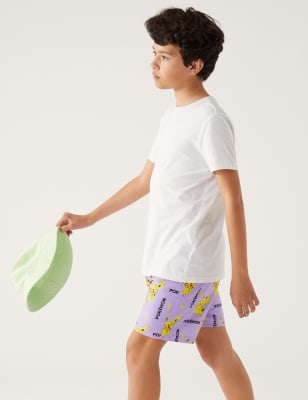 

Boys M&S Collection Pokemon™ Swim Shorts (6-16 Yrs) - Black Mix, Black Mix