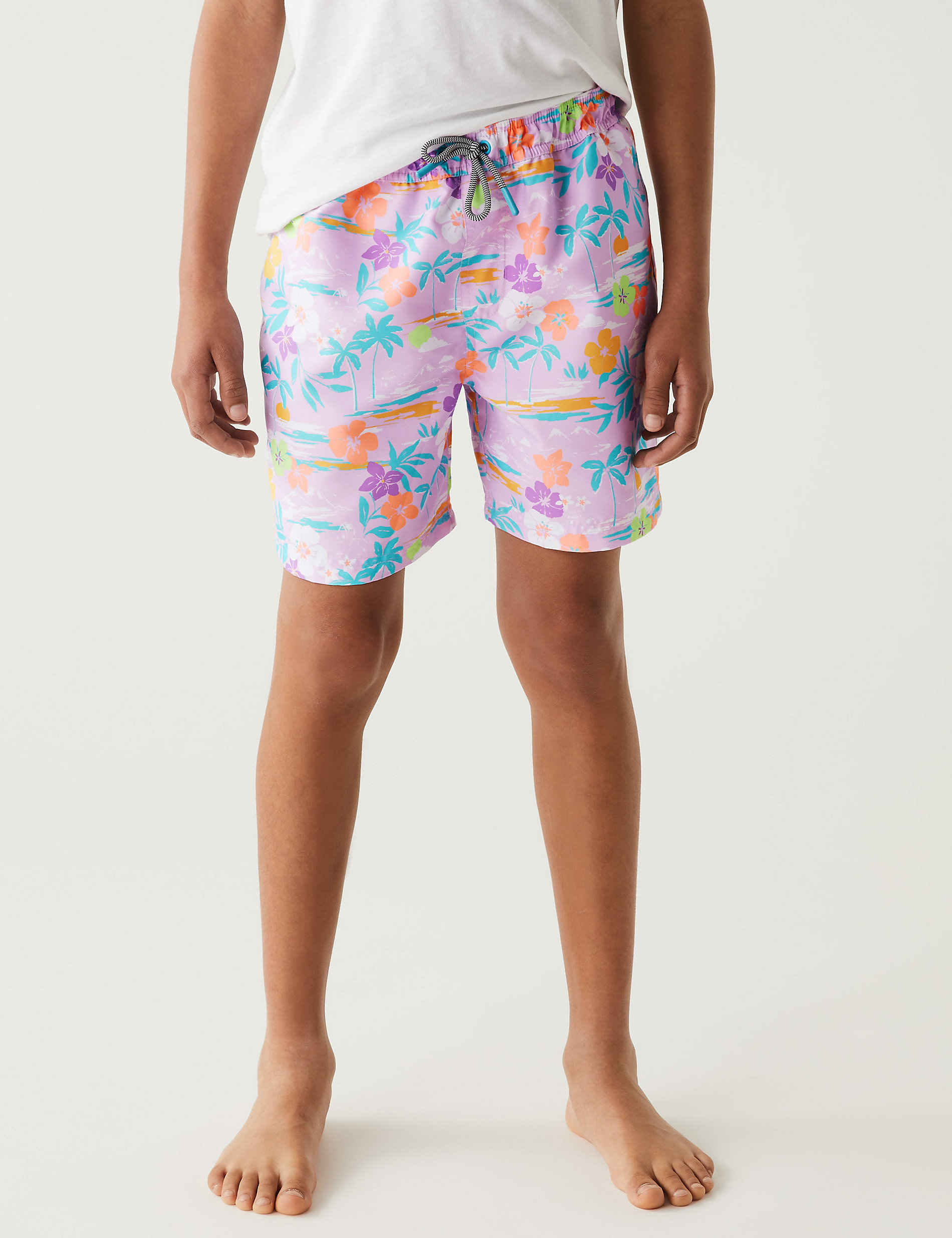 Tropical Swim Shorts (6-16 Yrs)