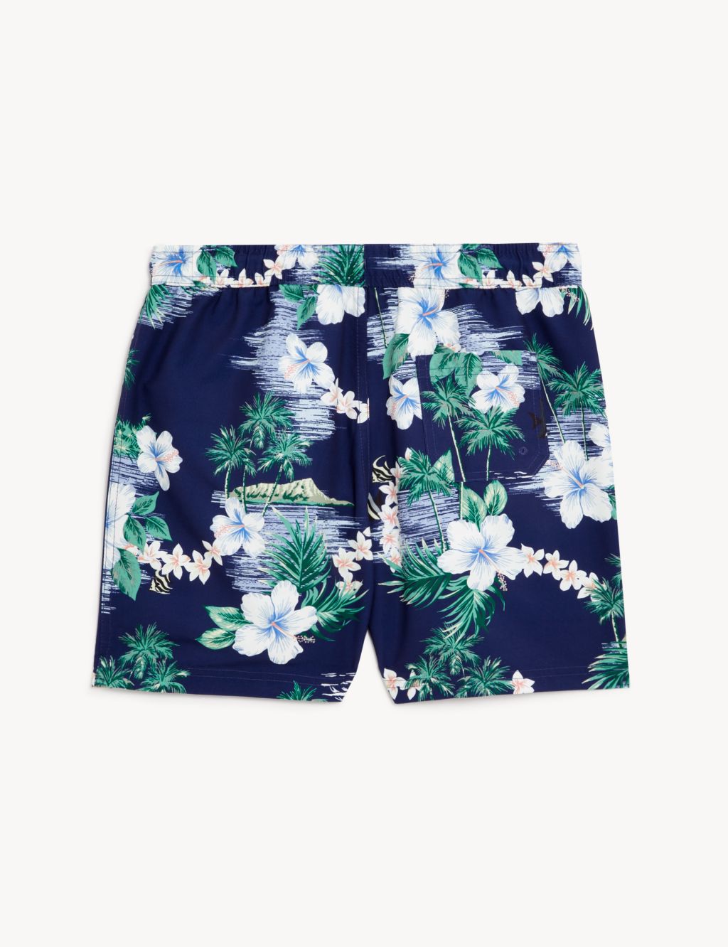 Hawaiian Print Swim Shorts (6-16 Yrs) image 4