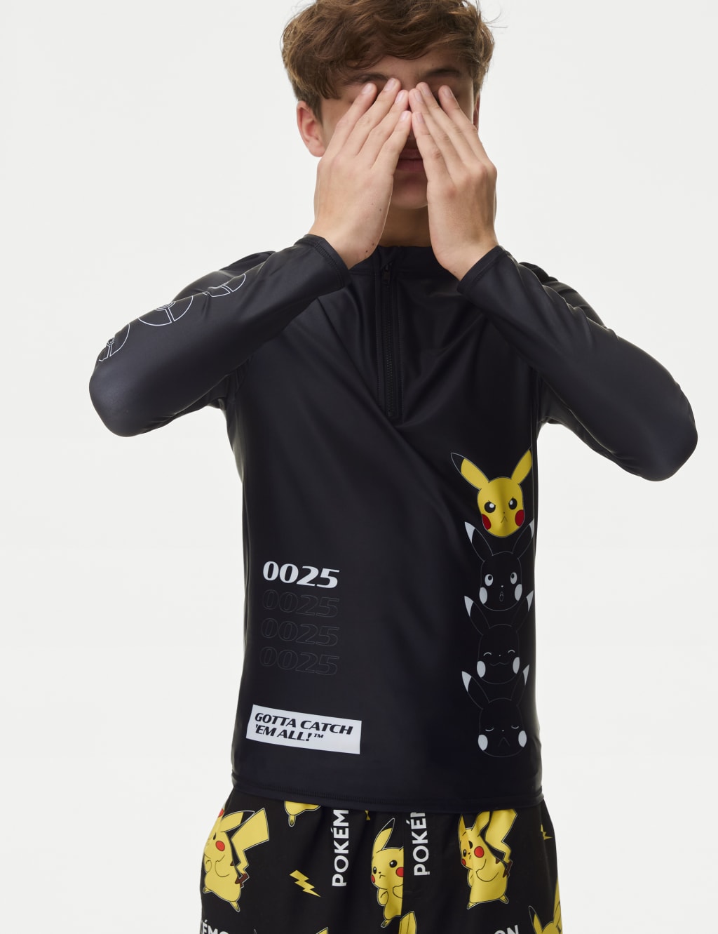 Pokémon™ Long Sleeve Rash Vest (6-16 Yrs)