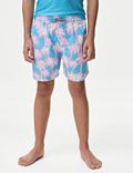 Palm Tree Swim Shorts (6-16 Yrs)