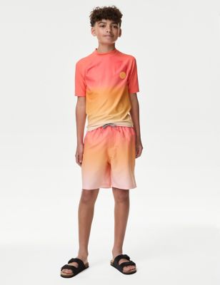 

Boys M&S Collection Ombré Swim Shorts (6-16 Yrs) - Orange Mix, Orange Mix