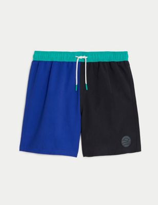 Colour Block Swim Shorts (6-16 Yrs)