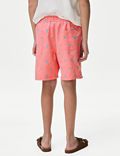 Flamingo Embroidered Swim Shorts (6-16 Yrs)