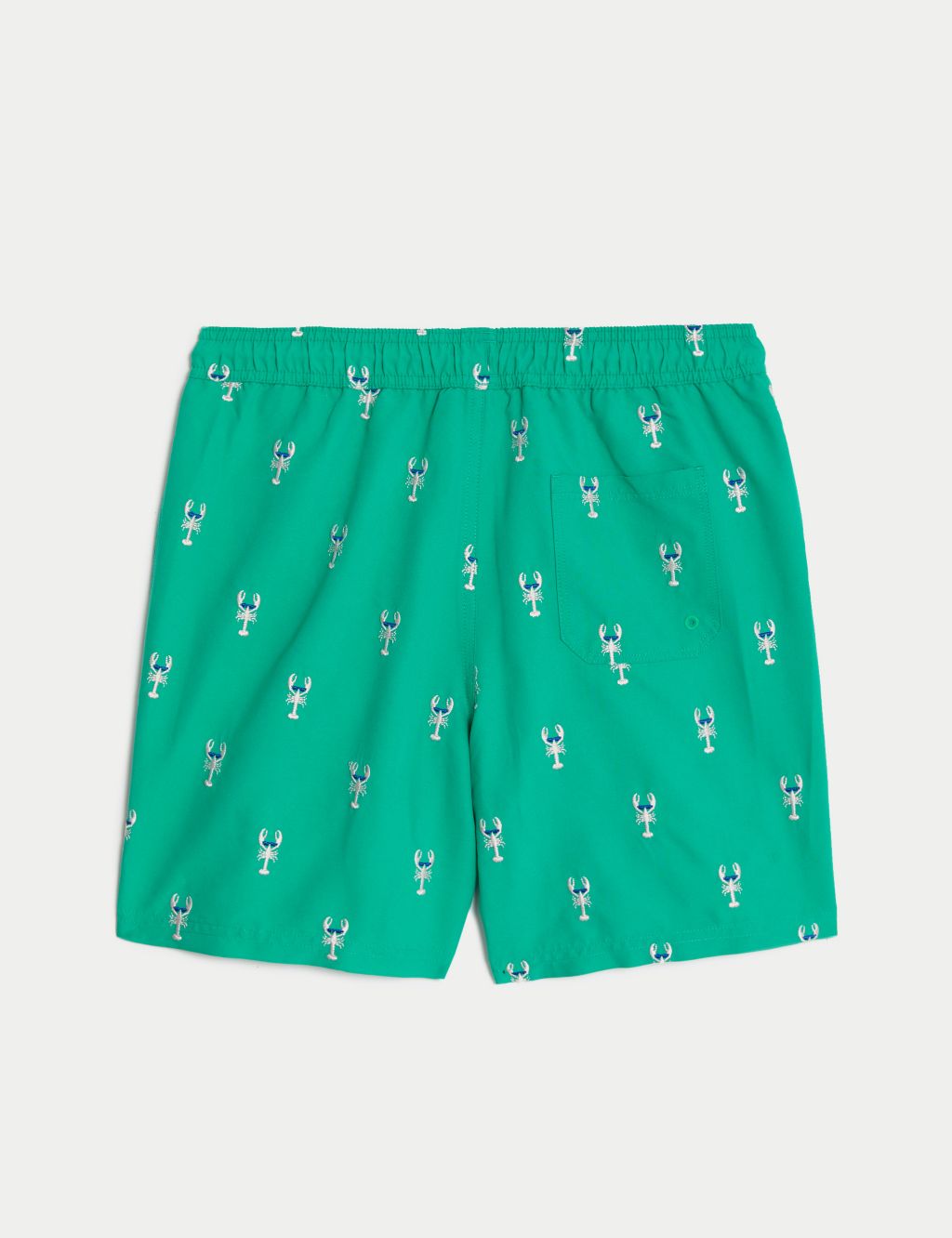 Flamingo Embroidered Swim Shorts (6-16 Yrs) image 5