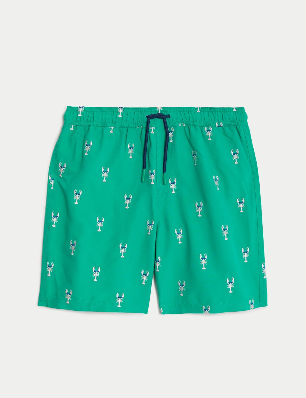 Flamingo Embroidered Swim Shorts (6-16 Yrs) image 2