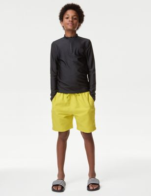 M&S Boys Swim Shorts (2-16 Yrs) - 3-4 Y - Limeade, Limeade,Bright Turquoise,Bright Blue