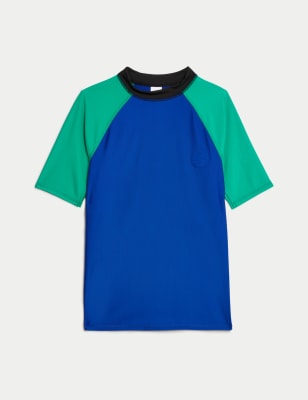 Colour Block Rash Vest (6-16 Yrs)