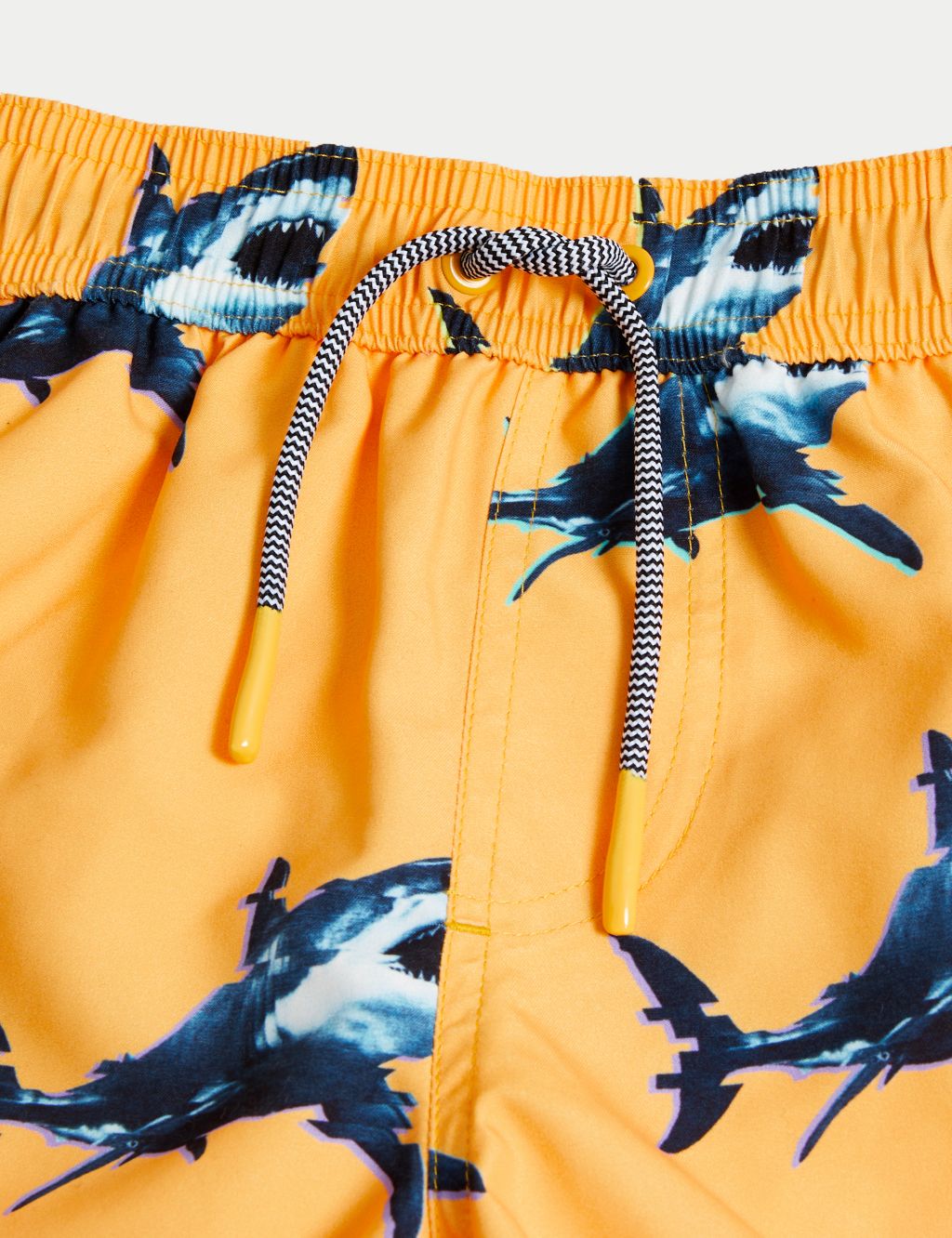 Shark Print Swim Shorts (6-16 Yrs) image 6
