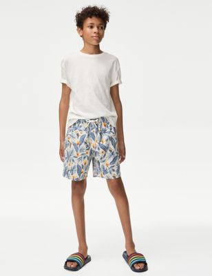 

Boys M&S Collection Tropical Print Swim Shorts (6-16 Yrs) - Ecru, Ecru