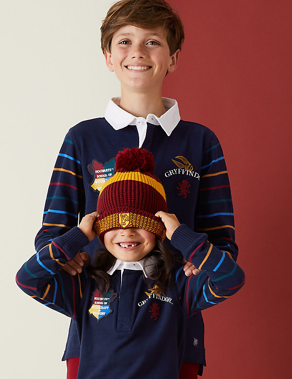 Pure Cotton Harry Potter™ Rugby Top (2-16 Yrs)
